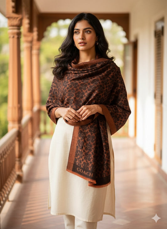 Coach semi warm stole