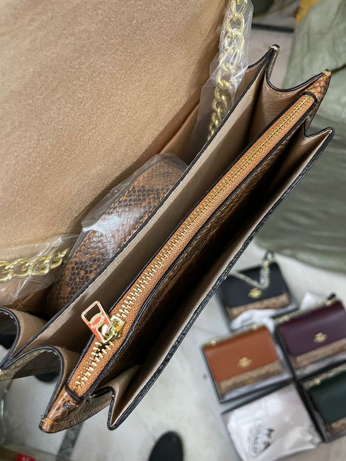 Coach klare shoulder bag