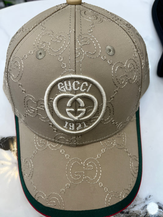Gucci supreme unisex cap gg stripes monogram cap