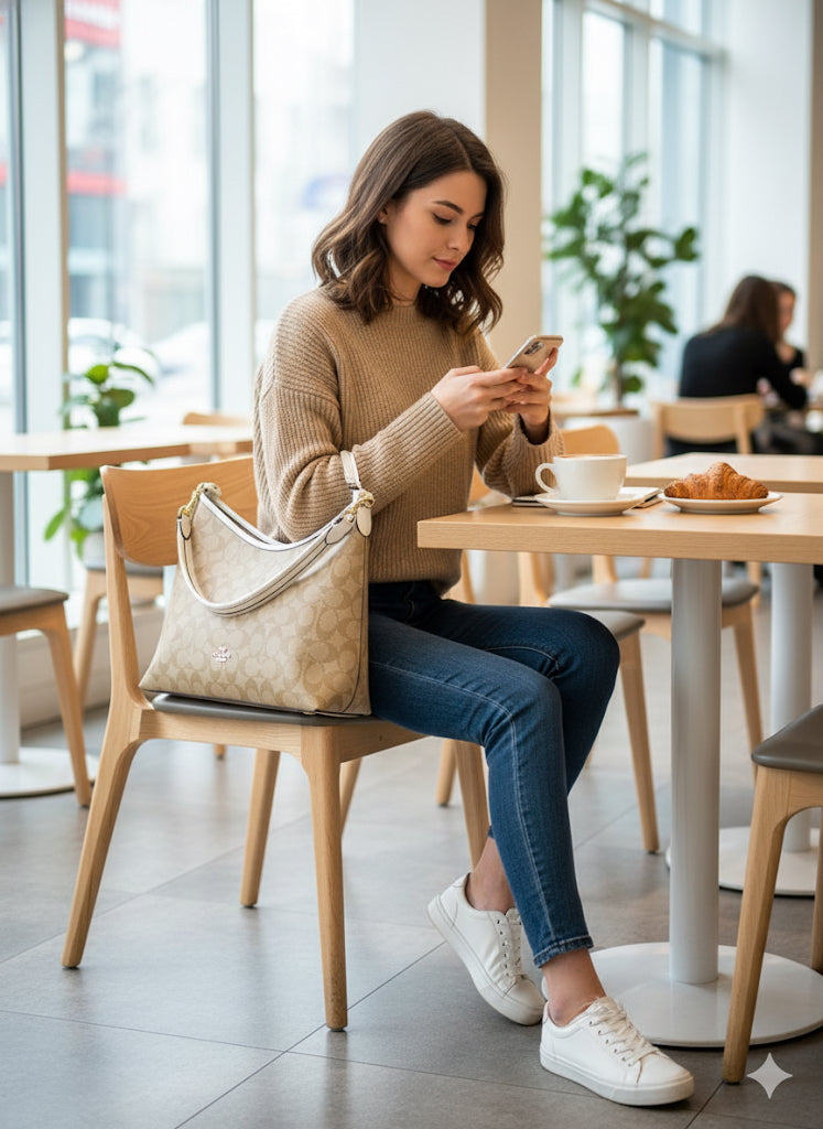 Coach laurel hobo(coach print)