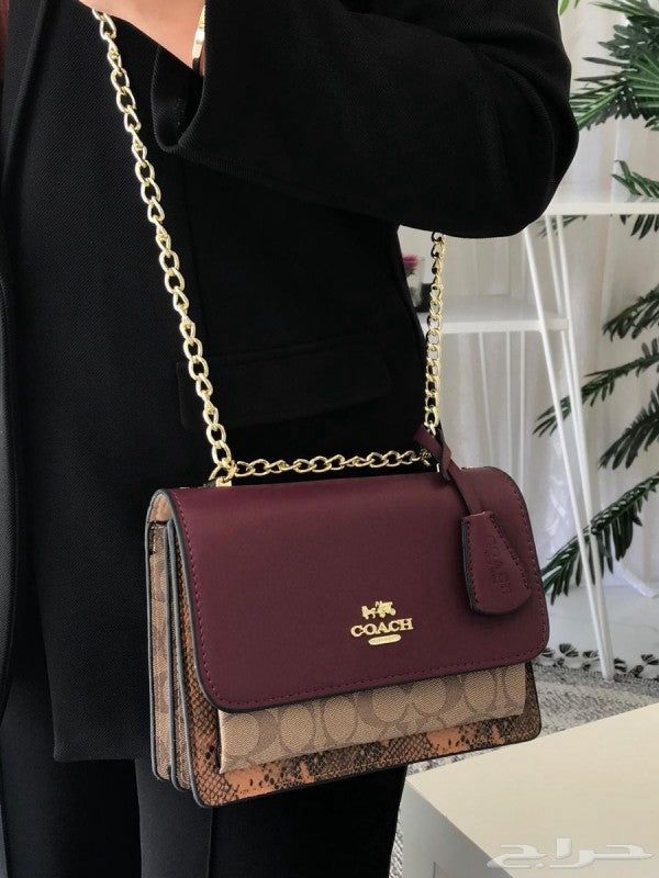 Coach klare shoulder bag