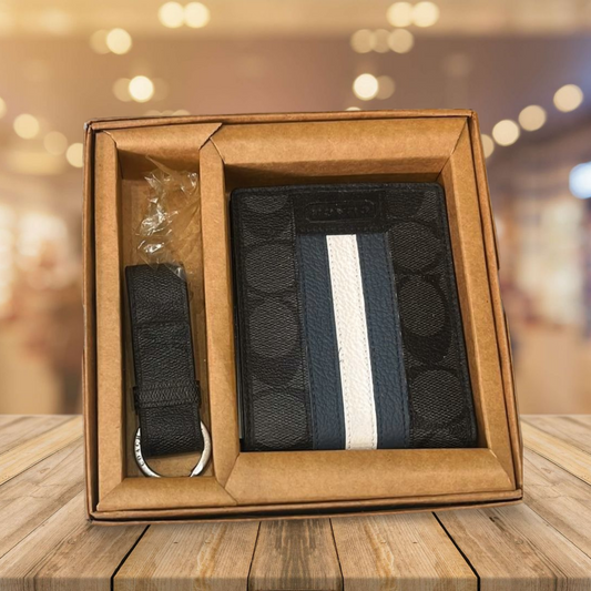 Wallet and key chain holder set ( gift set )