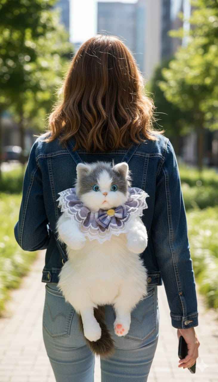 Cat back packs with meow sound