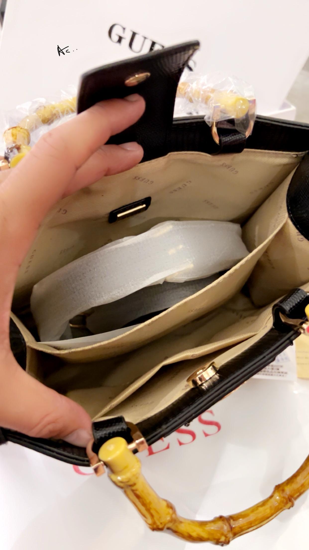 Guess Bamboo Handle Bag