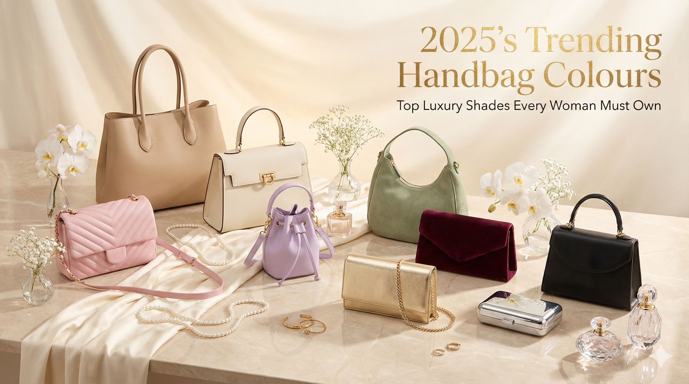 2025’s Most Loved Colors in Women’s Handbags — Top Trending Shades Every Fashion Lover Must Own