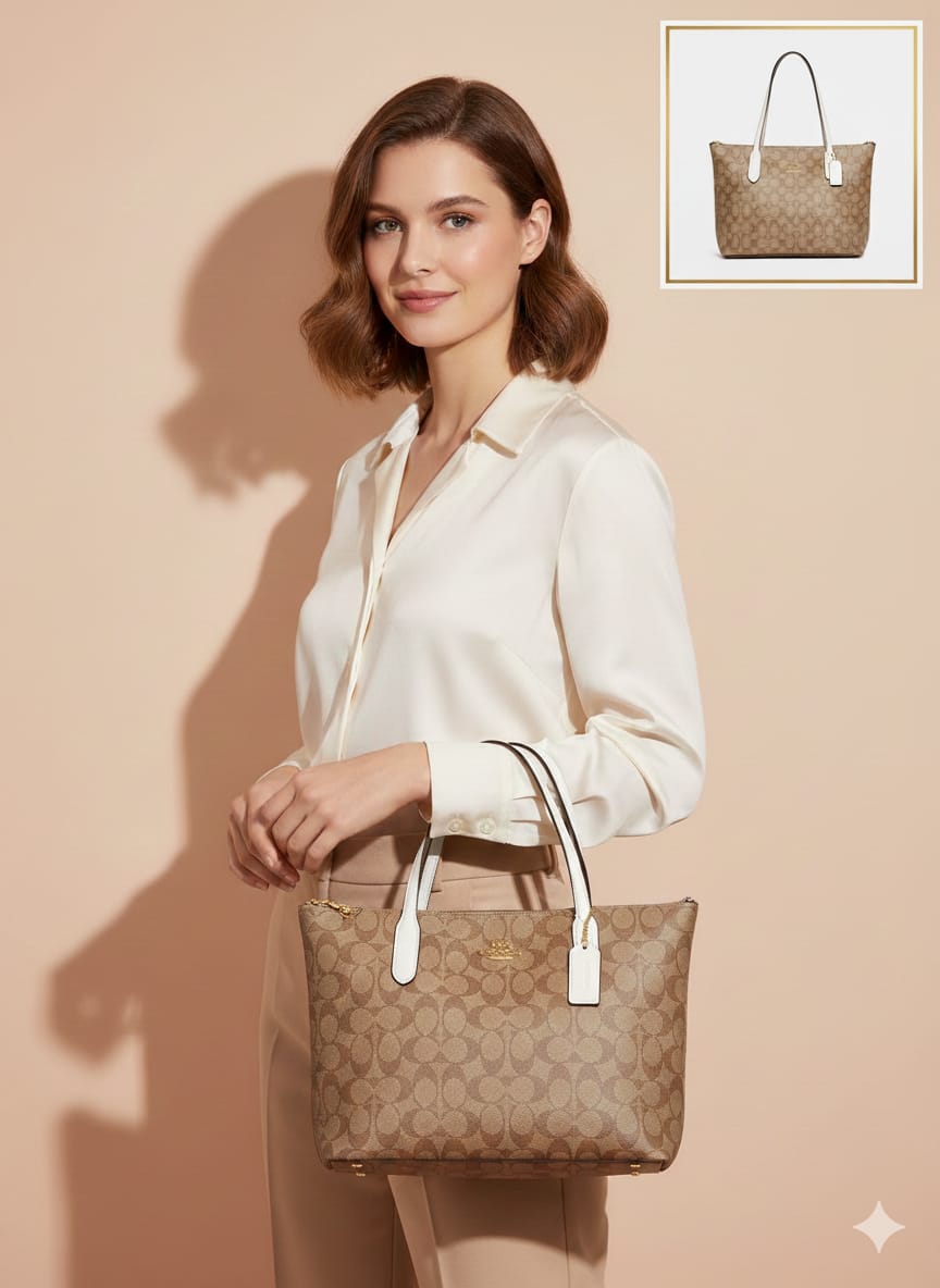 Luxury Coach Tote Bag for Women – Premium Quality