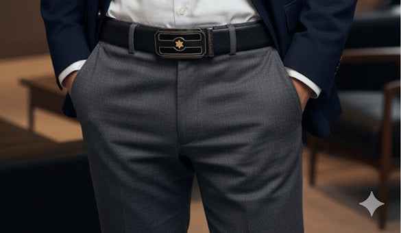 Mont Blanc auto lock Mens belt