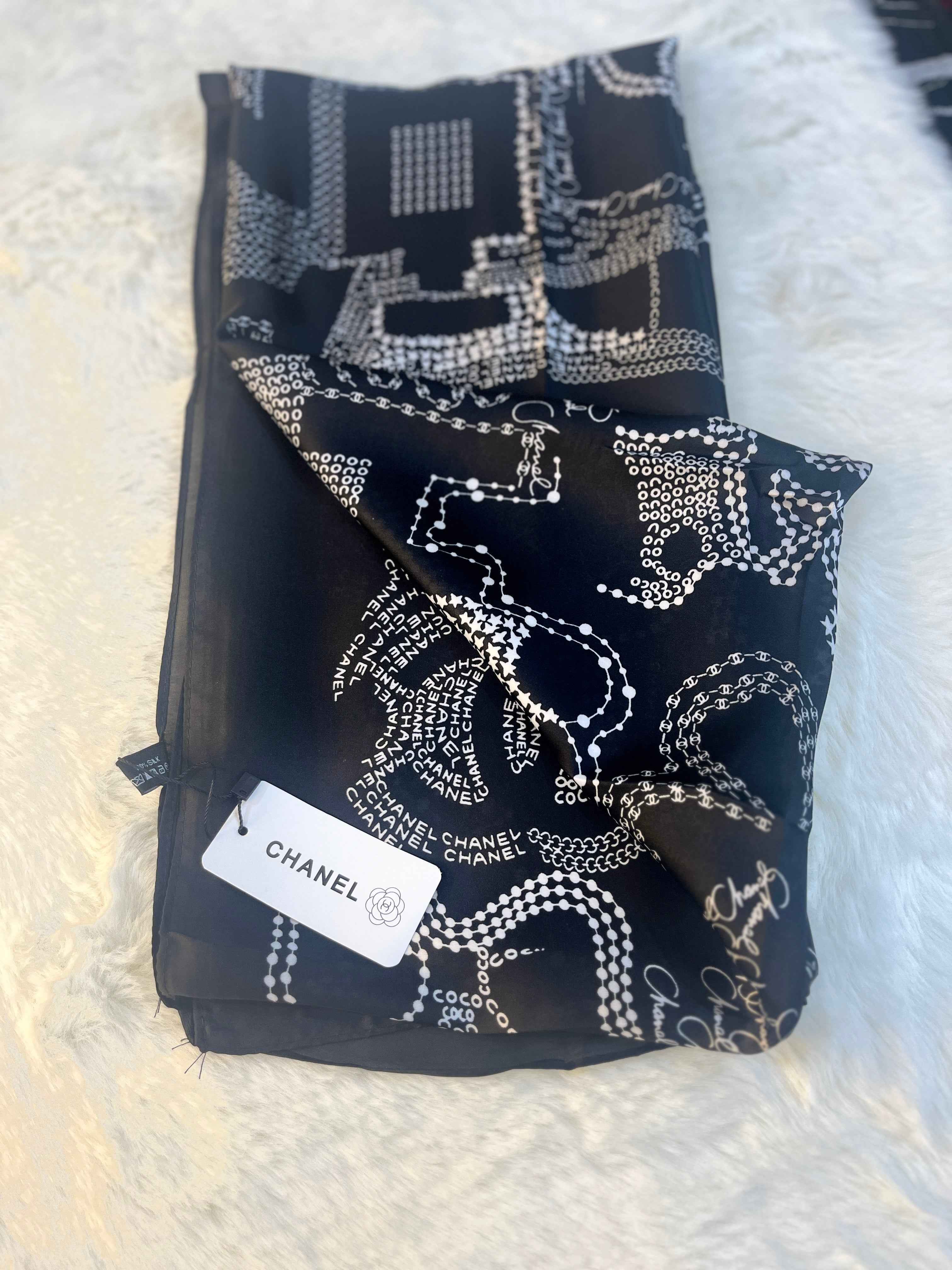 Chanel silk stole