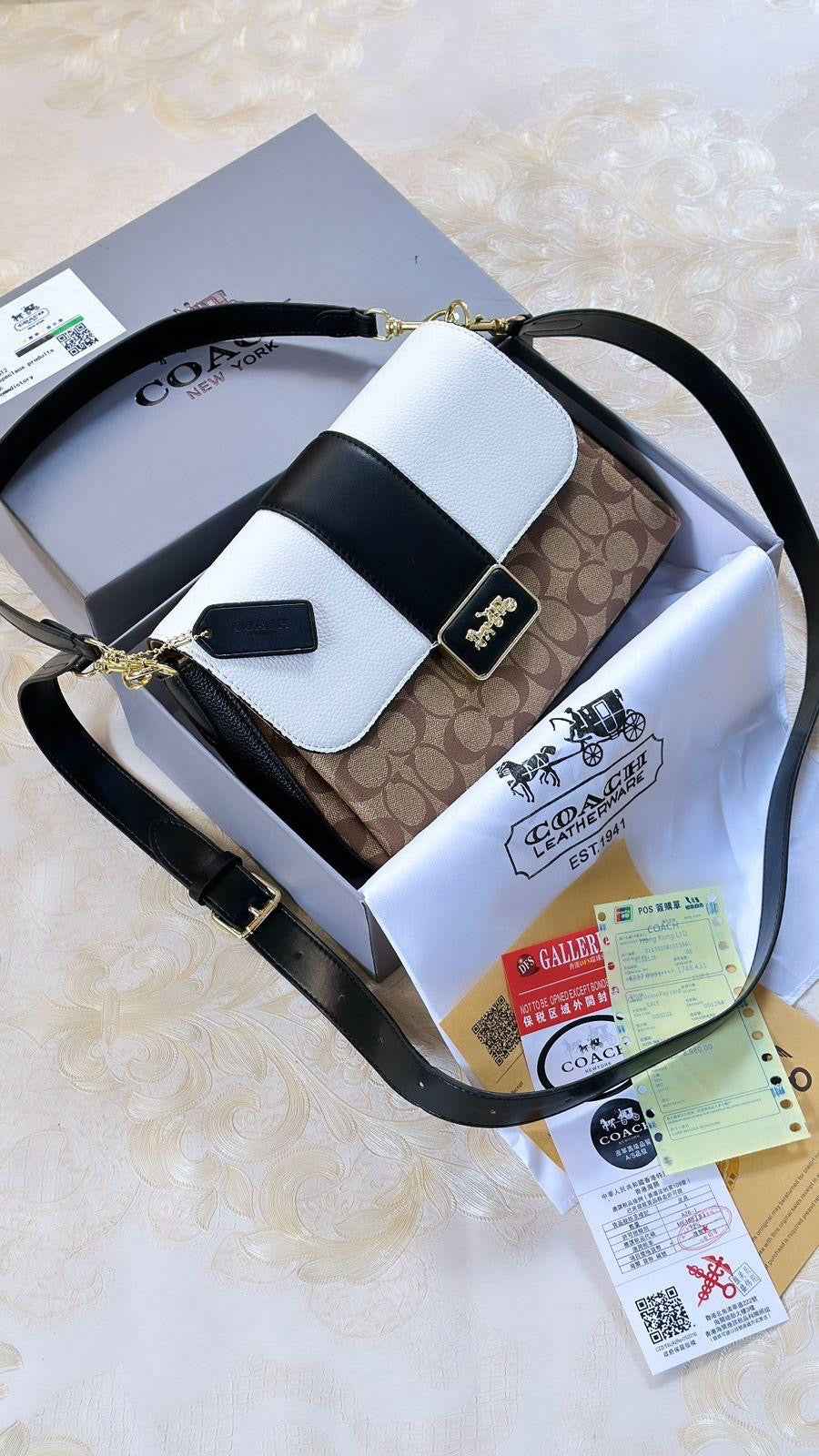 Coach grace new Flap shoulder Sling bag