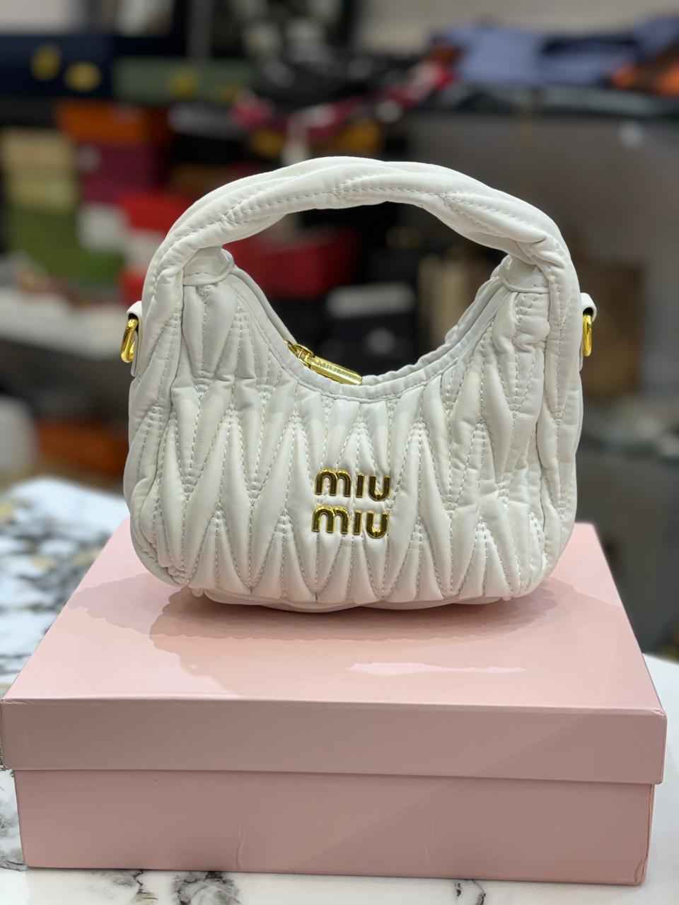 Miu miu hobo luxury bag