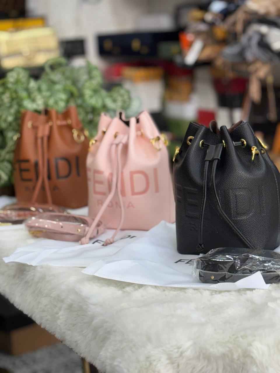 Luxury fendi bucket bag