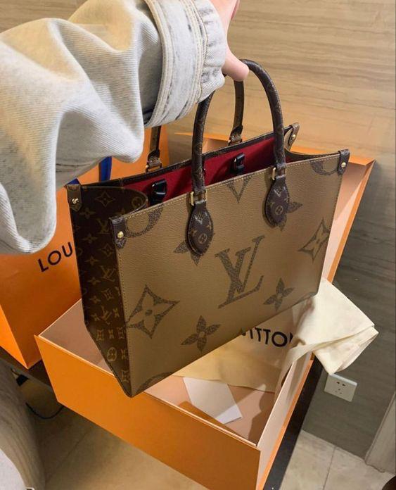 Louis Vuitton lv on the go tote