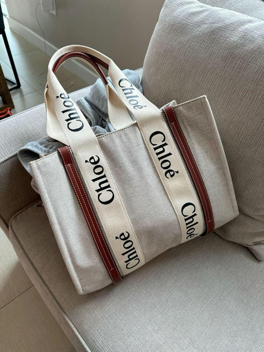Latest edition of Chloe woody tote