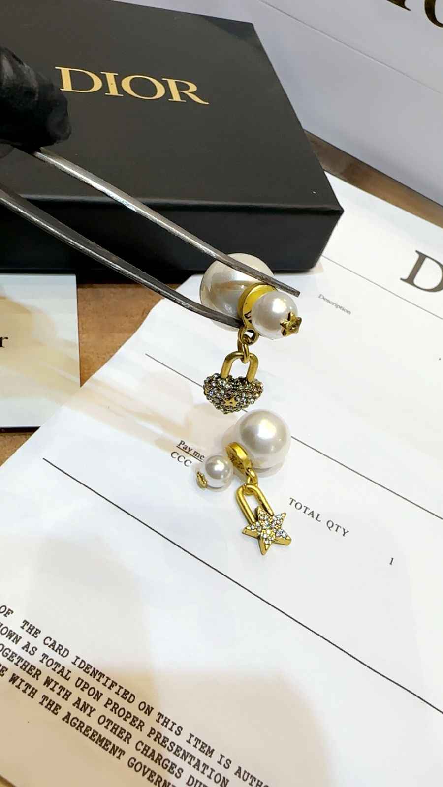 Dior earrings