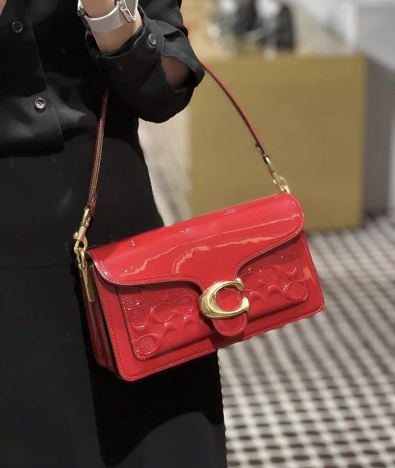 Latest Coach Tabby in patent leather