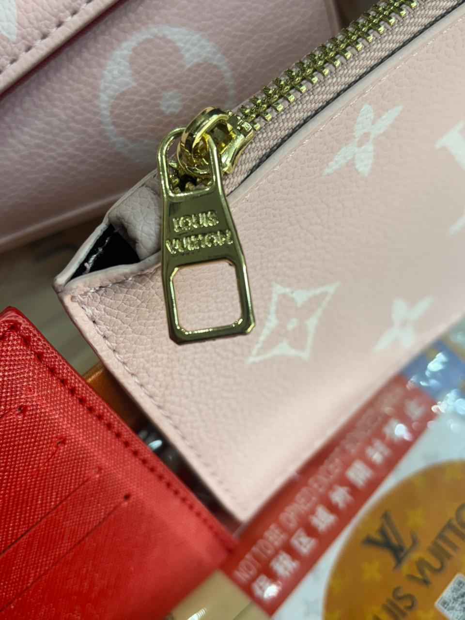 Louis Vuitton (lv) sling (three pcs set )sling ,wallet and card holder with one belt and detachable chain