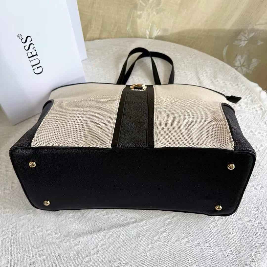 Guess large canvas Tote