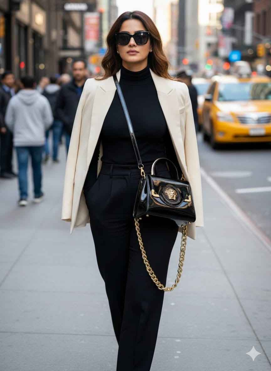 Luxury versace la Medusa bag with top handle