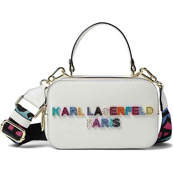 Karl simone crossbody bag with broad belt