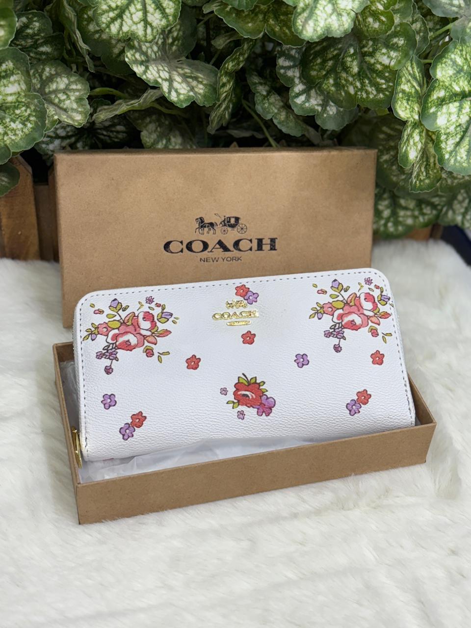 Coach zipper long wallet