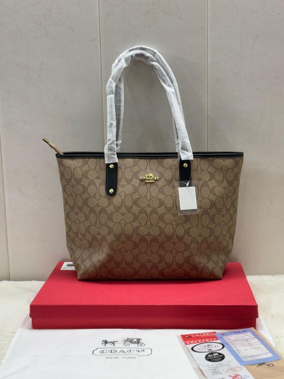 Luxury Coach tote