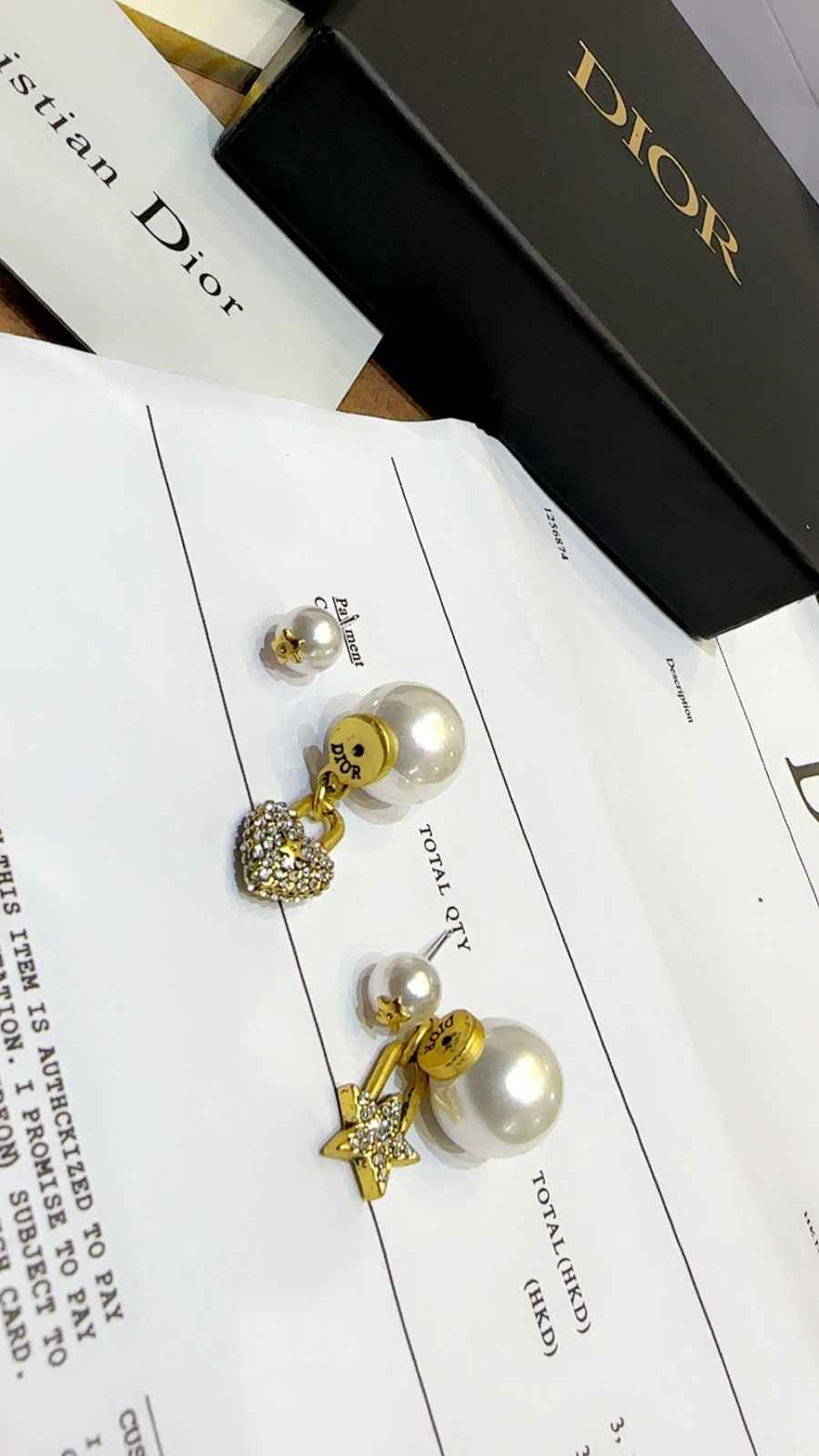 Dior earrings