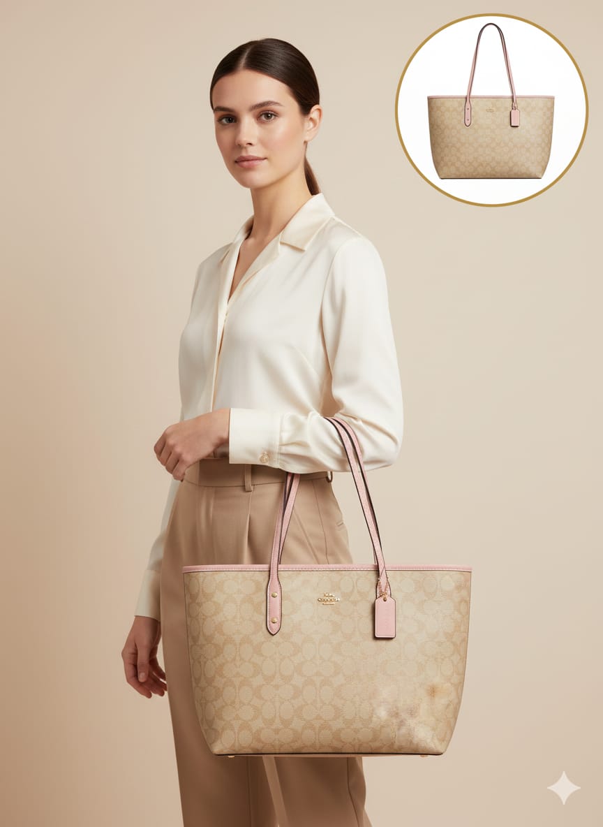 Luxury Coach tote