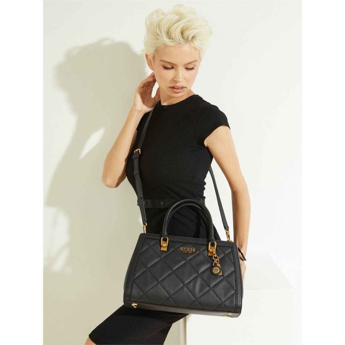 Guess abey satchel bag