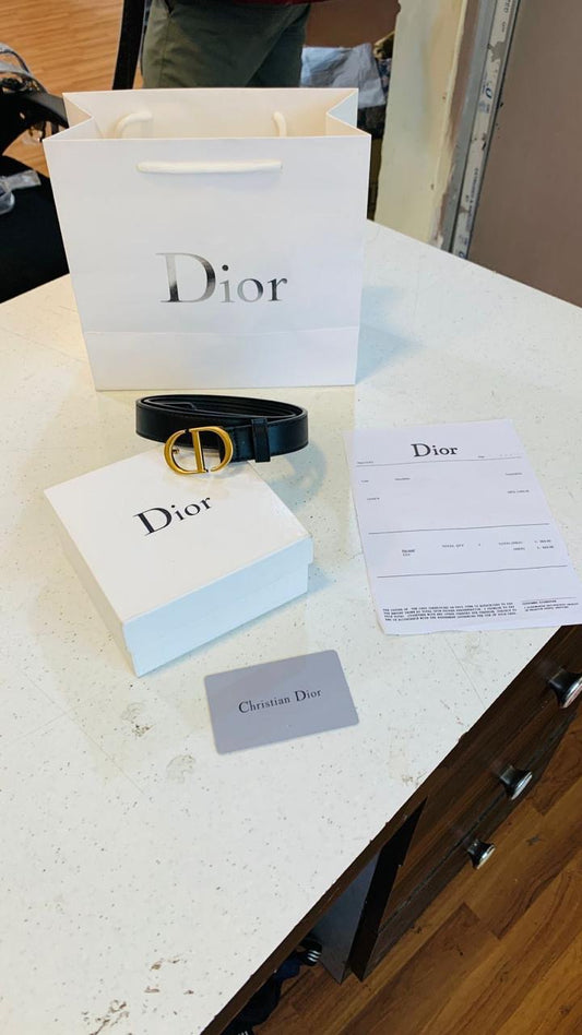 Christian Dior slim belt