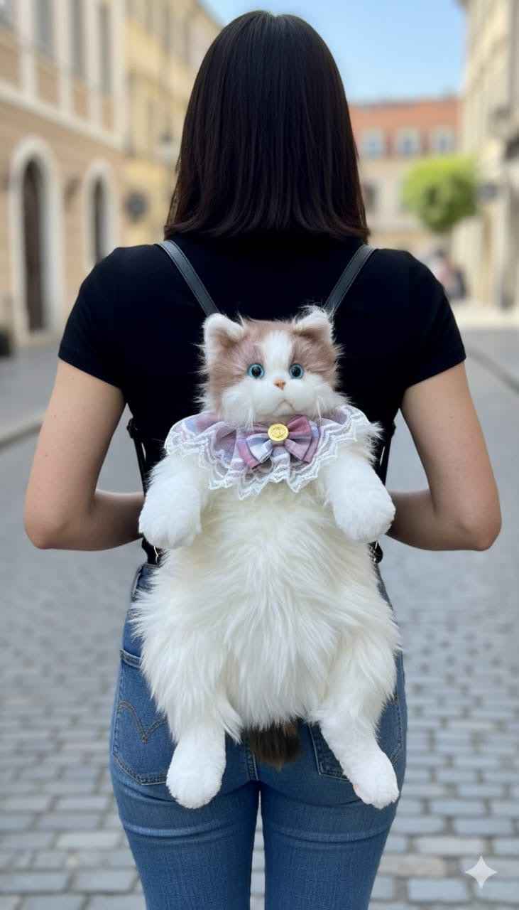 Cat back packs with meow sound
