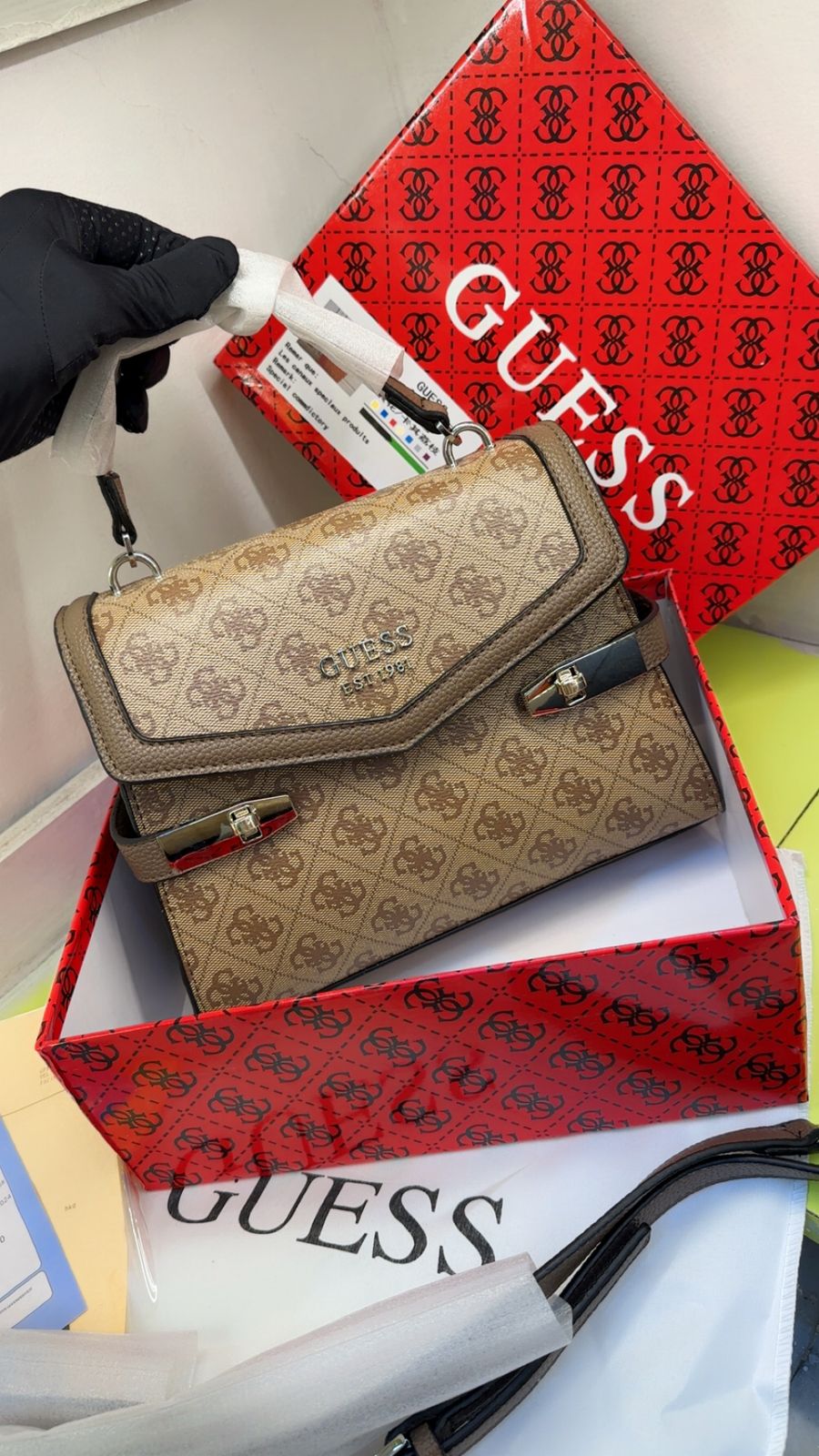 Guess zadie shoulder bag with top handle