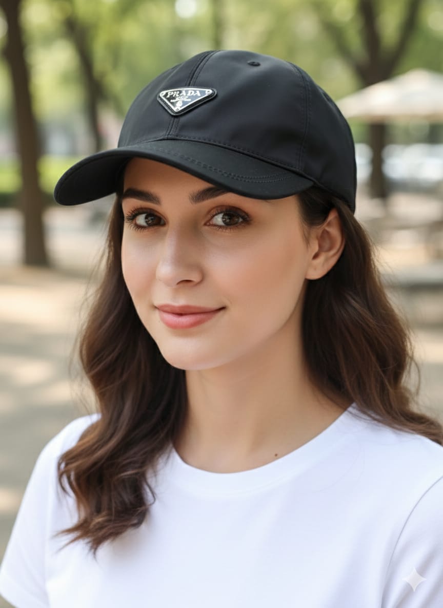 Luxury Prada Unisex Cap – Premium Quality Fashion Accessory