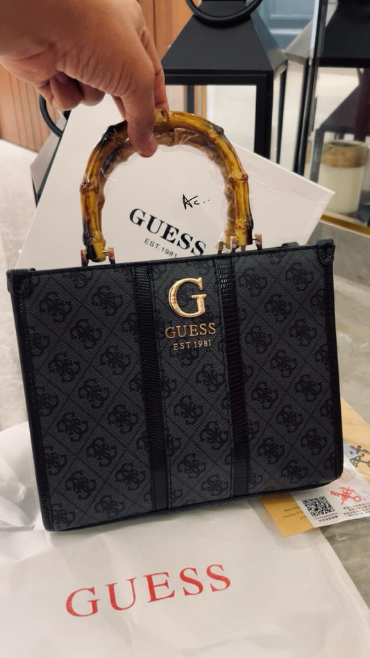 Guess Bamboo Handle Bag