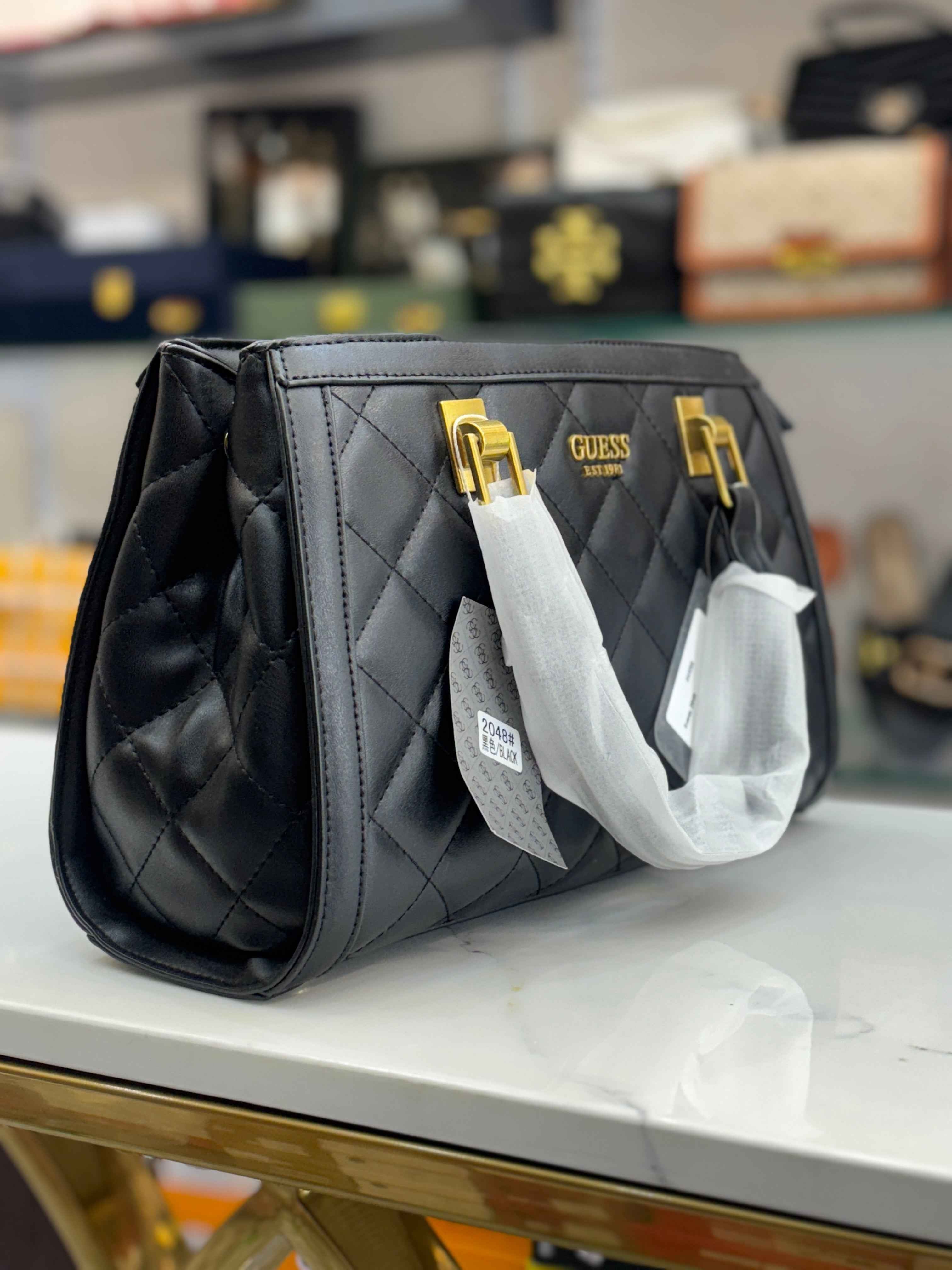 Guess abey satchel bag