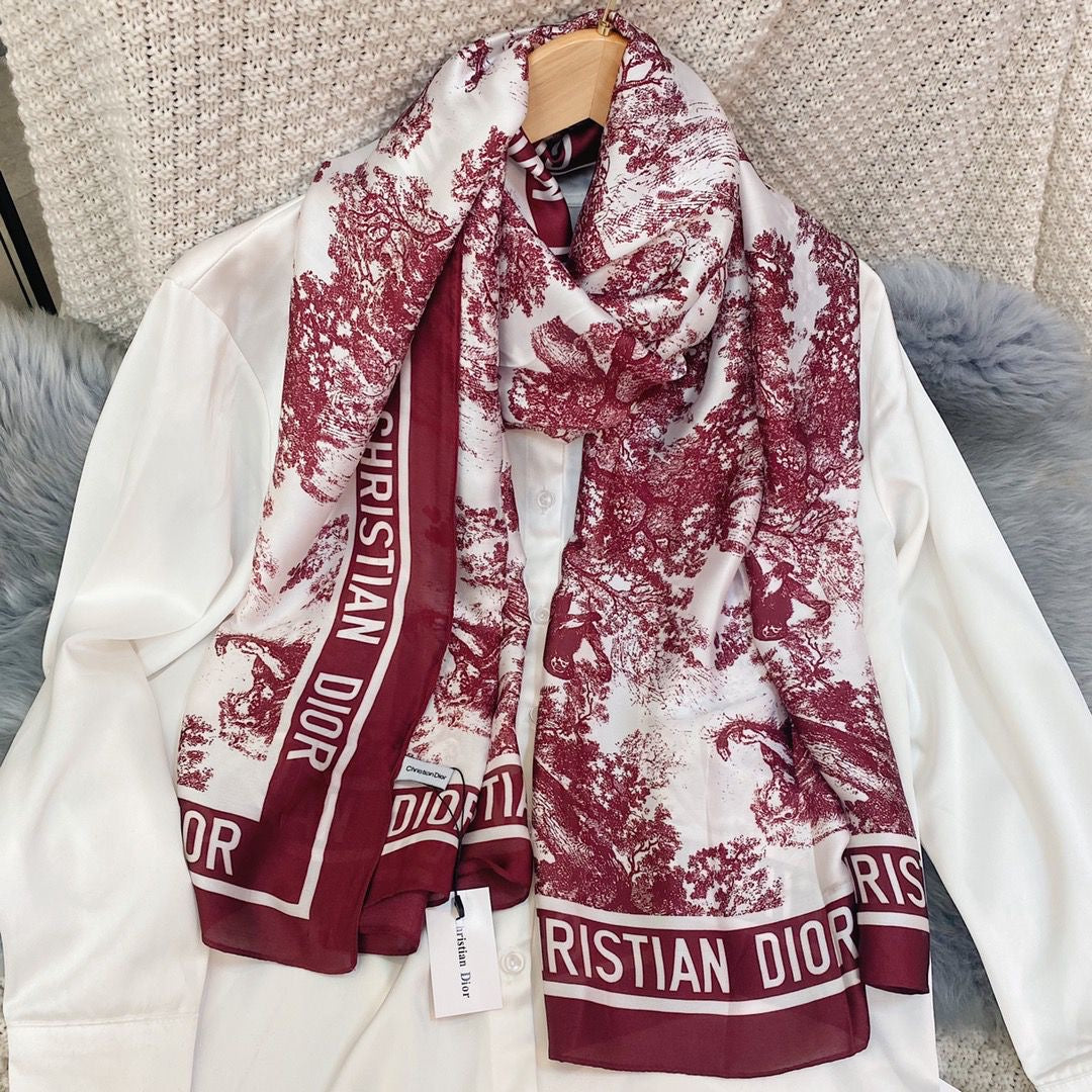 Christian Dior silk stole