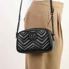Gucci Camera Black shoulder unisex sling