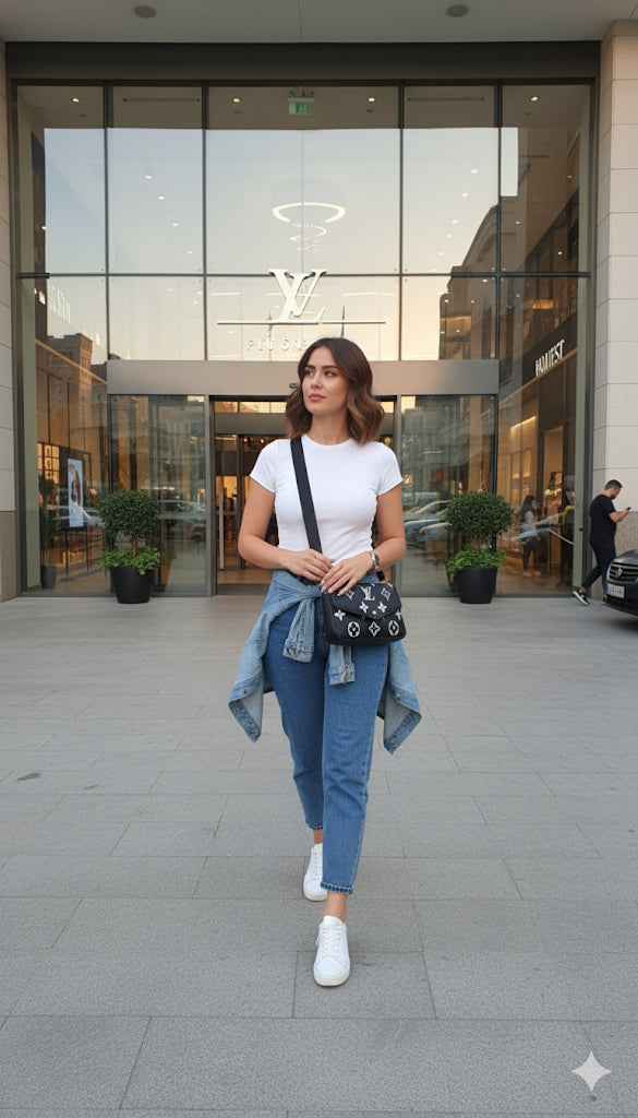 Louis Vuitton (lv) sling (three pcs set )sling ,wallet and card holder with one belt and detachable chain