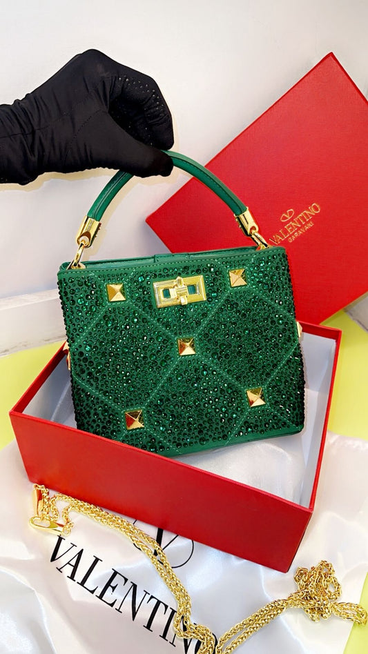 Valentino v logo shoulder bag