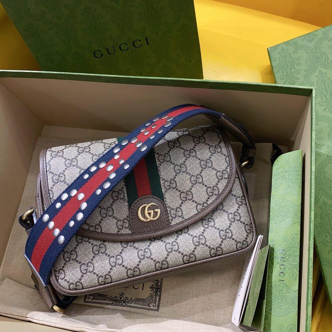 Gucci Ophidia gg shoulder bag with broad belt