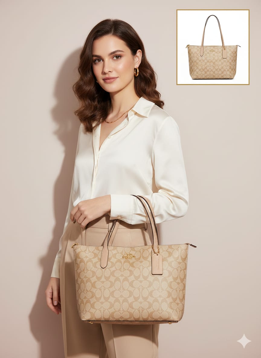 Luxury Coach Tote Bag for Women – Premium Quality