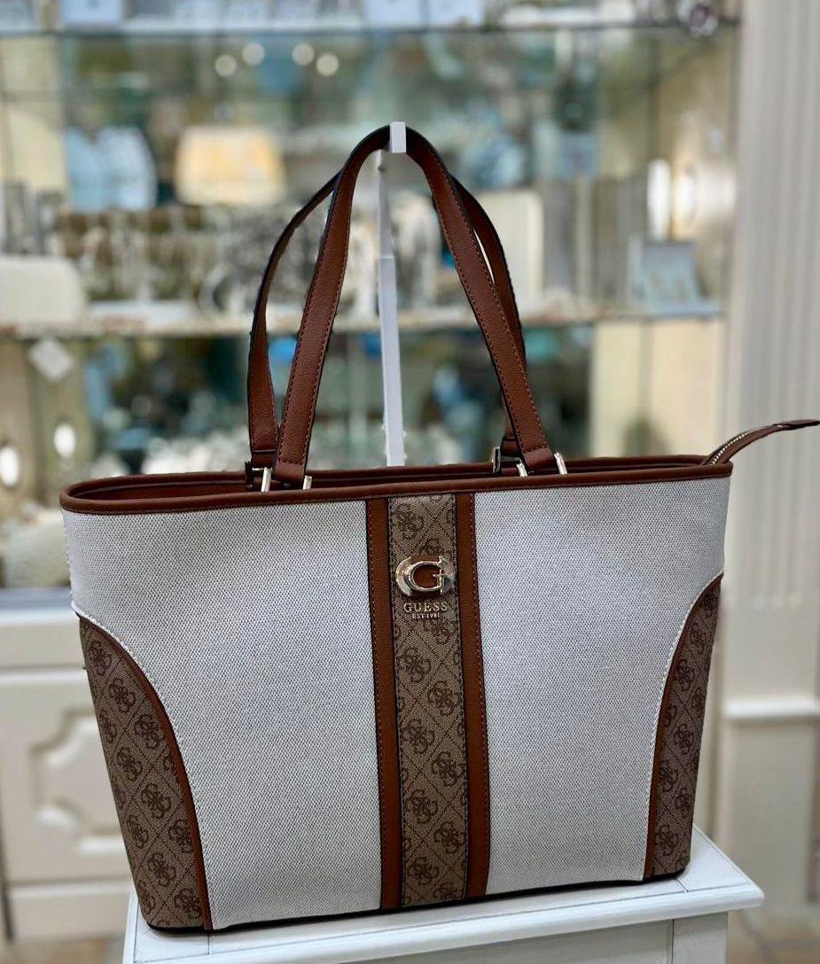 Guess large canvas Tote