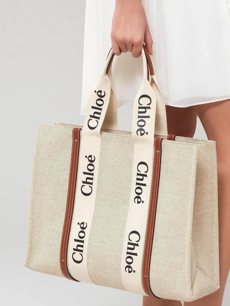 Latest edition of Chloe woody tote