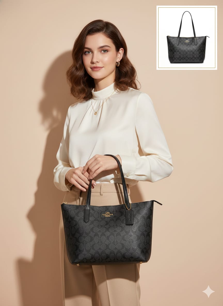 Luxury Coach Tote Bag for Women – Premium Quality