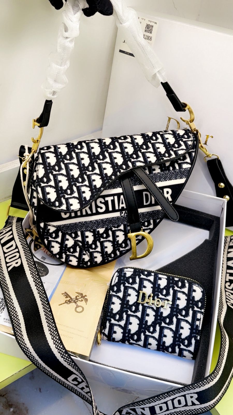 Dior saddle combo gift set