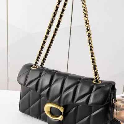 Latest Coach tabby pillow quilted leather