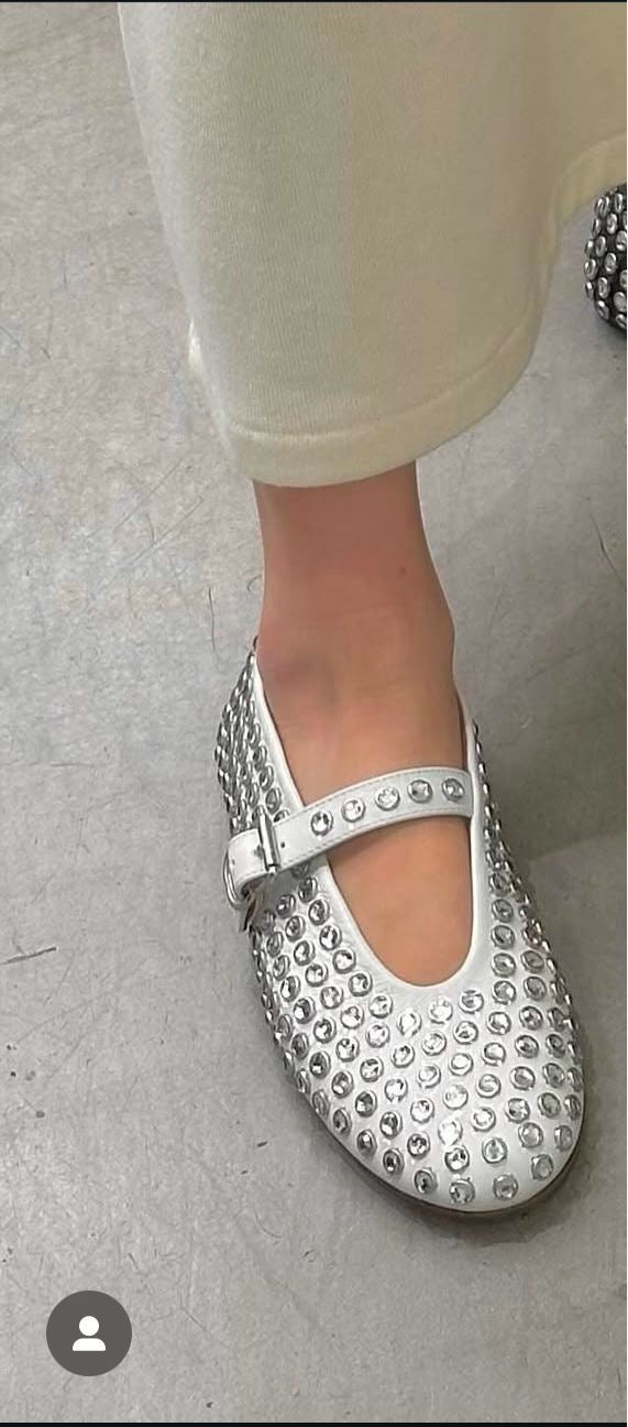 Alaia Ballerina crystal embellished