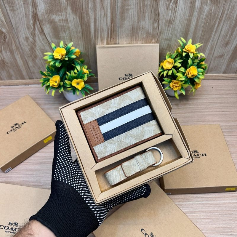 Wallet and key chain holder set ( gift set )