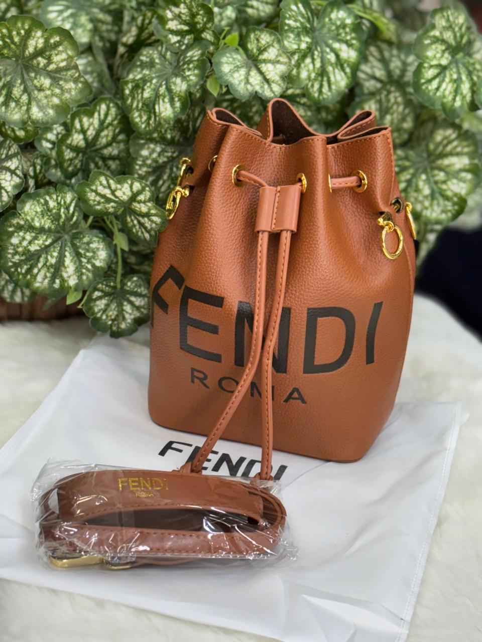 Luxury fendi bucket bag
