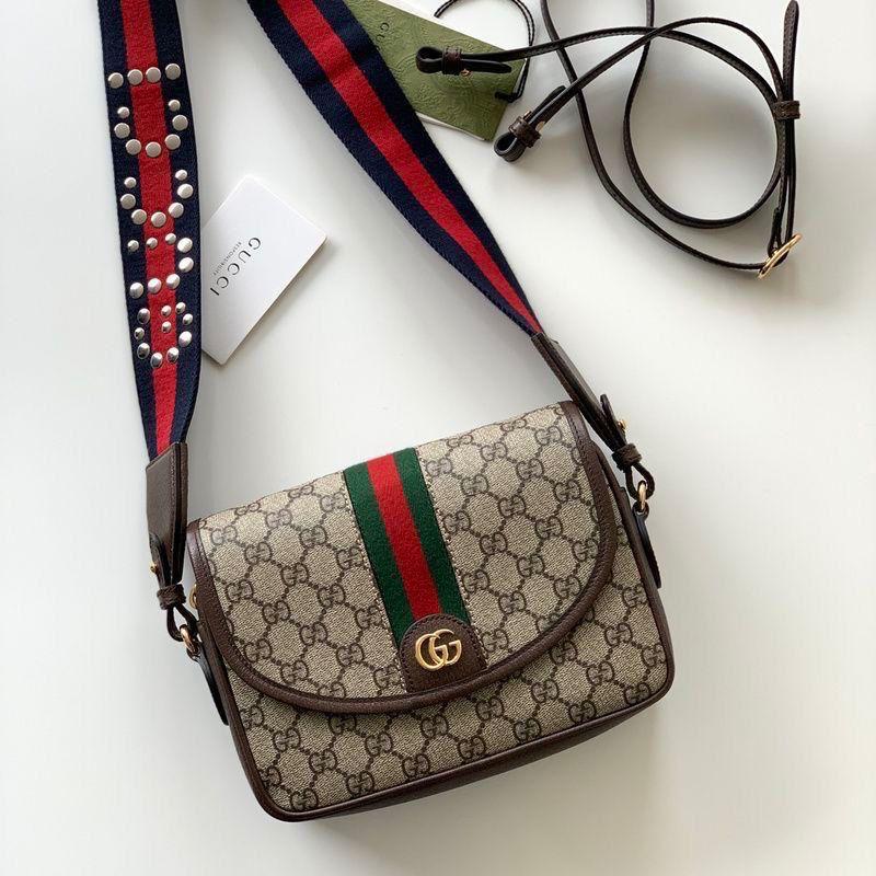 Gucci Ophidia gg shoulder bag with broad belt