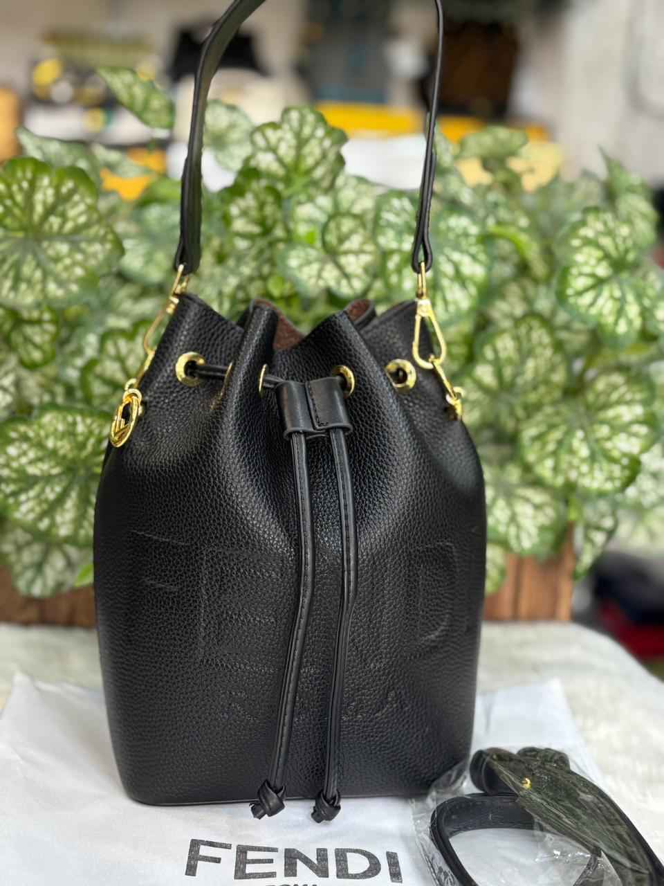 Luxury fendi bucket bag